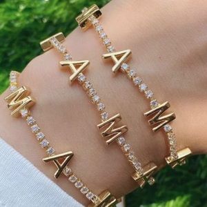 Mama Sparkly CZ Bracelet